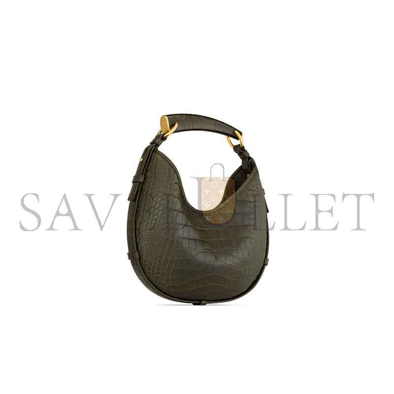 YSL MOMBASA SMALL IN ALLIGATOR 850571EABF53322 (20*15.5*2.5cm)